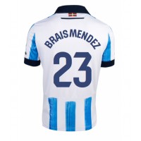 Pánský Fotbalový dres Real Sociedad Brais Mendez #23 2023-24 Domácí Krátký Rukáv